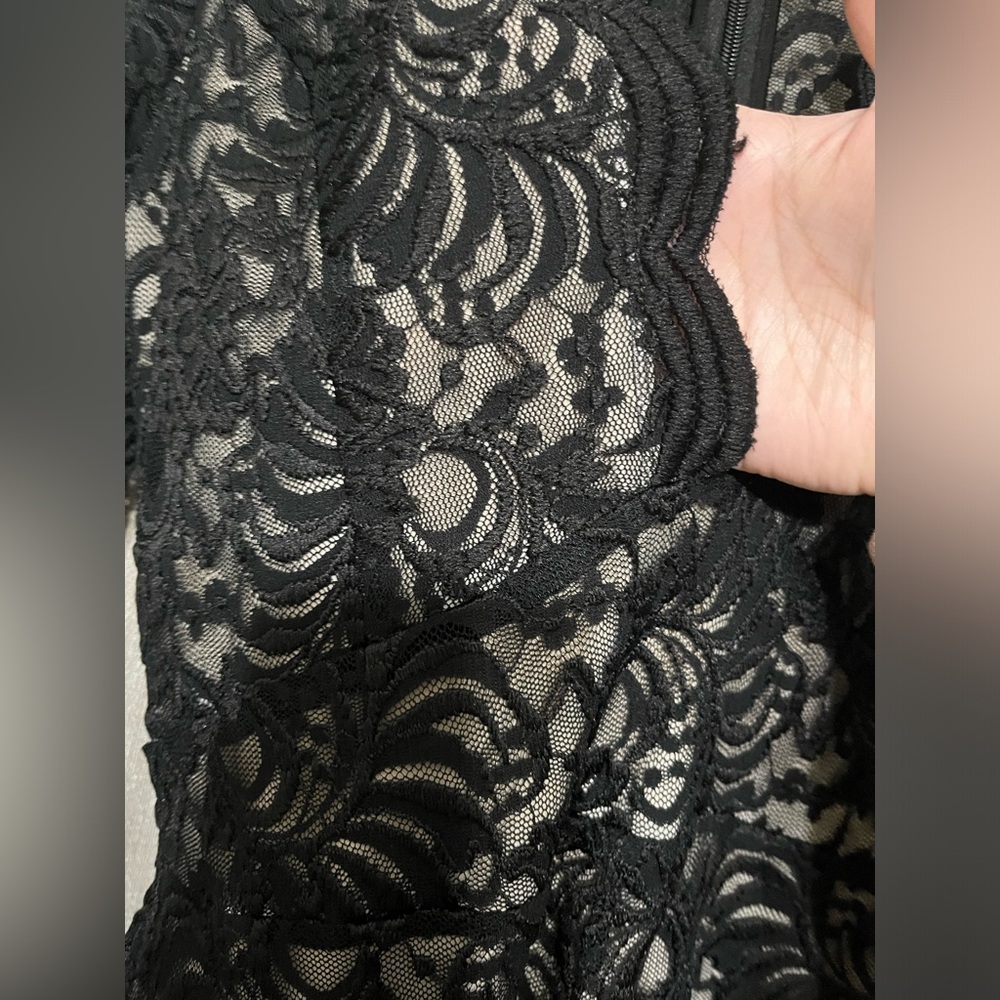 SEXY Bebe Black Lace Romper 10 - Picture 11 of 12